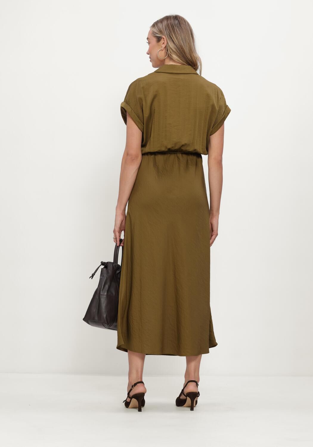 Olijf BEAUMONT Maxi jurk JORDYN DRESS - large