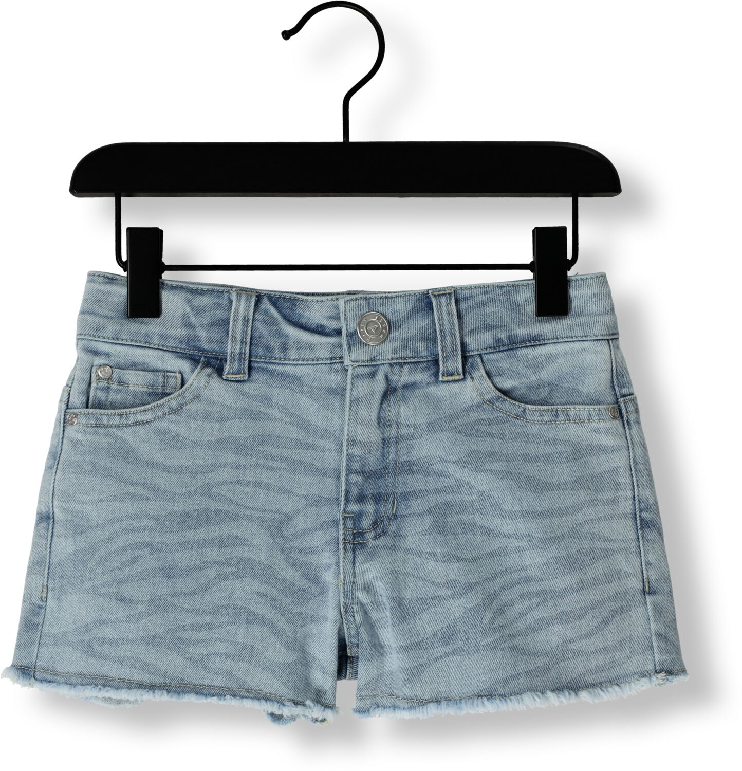 DAILY7 Meisjes Jeans Denim Short Printed Lichtblauw