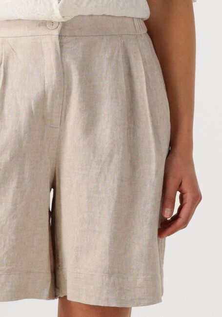 Beige MSCH COPENHAGEN Korte broek MSCHPENNIE GINIA HW SHORTS - large