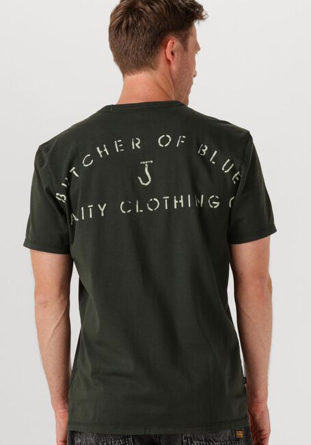 Donkergroene BUTCHER OF BLUE T-shirt ARMY QCC TEE - large