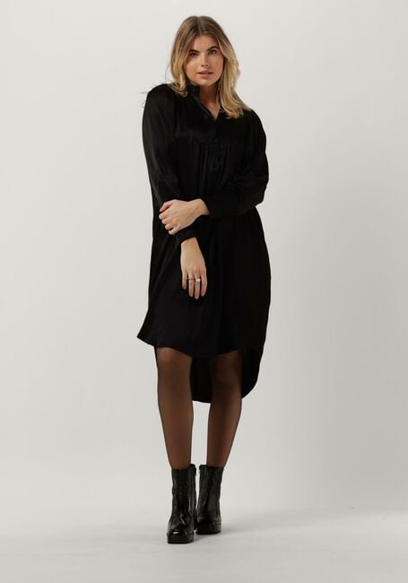 Zwarte CO'COUTURE Midi jurk HARVEY VOLUME DRESS - large