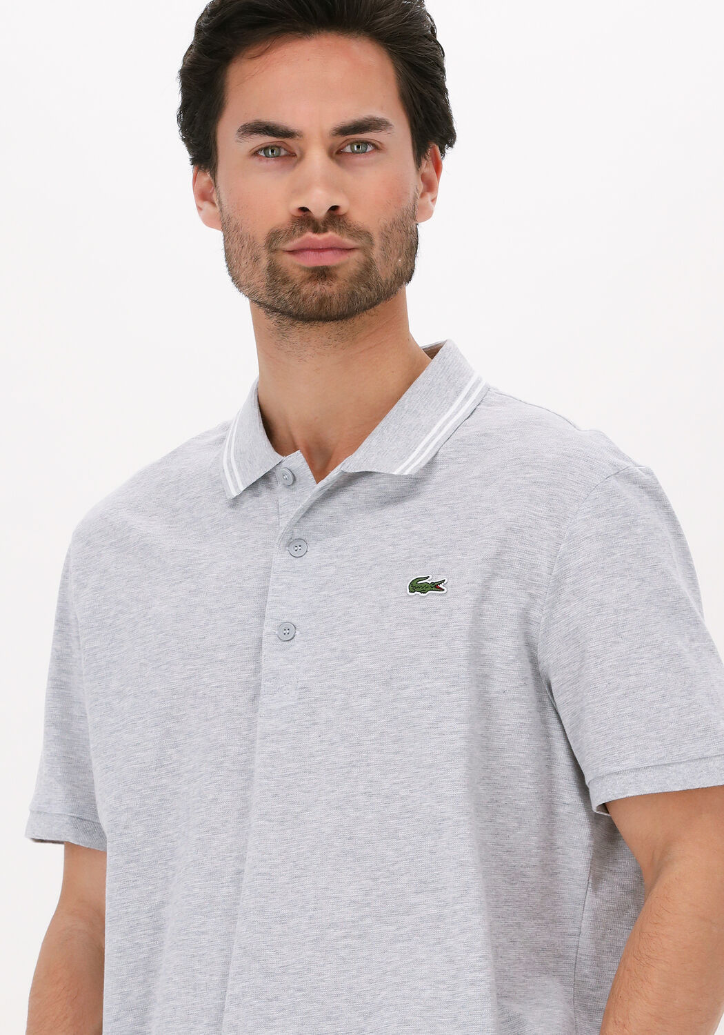 Lacoste polo cheap grijs