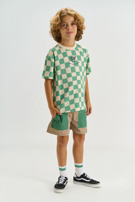 Groene THE NEW T-shirt TNTIAGO - large