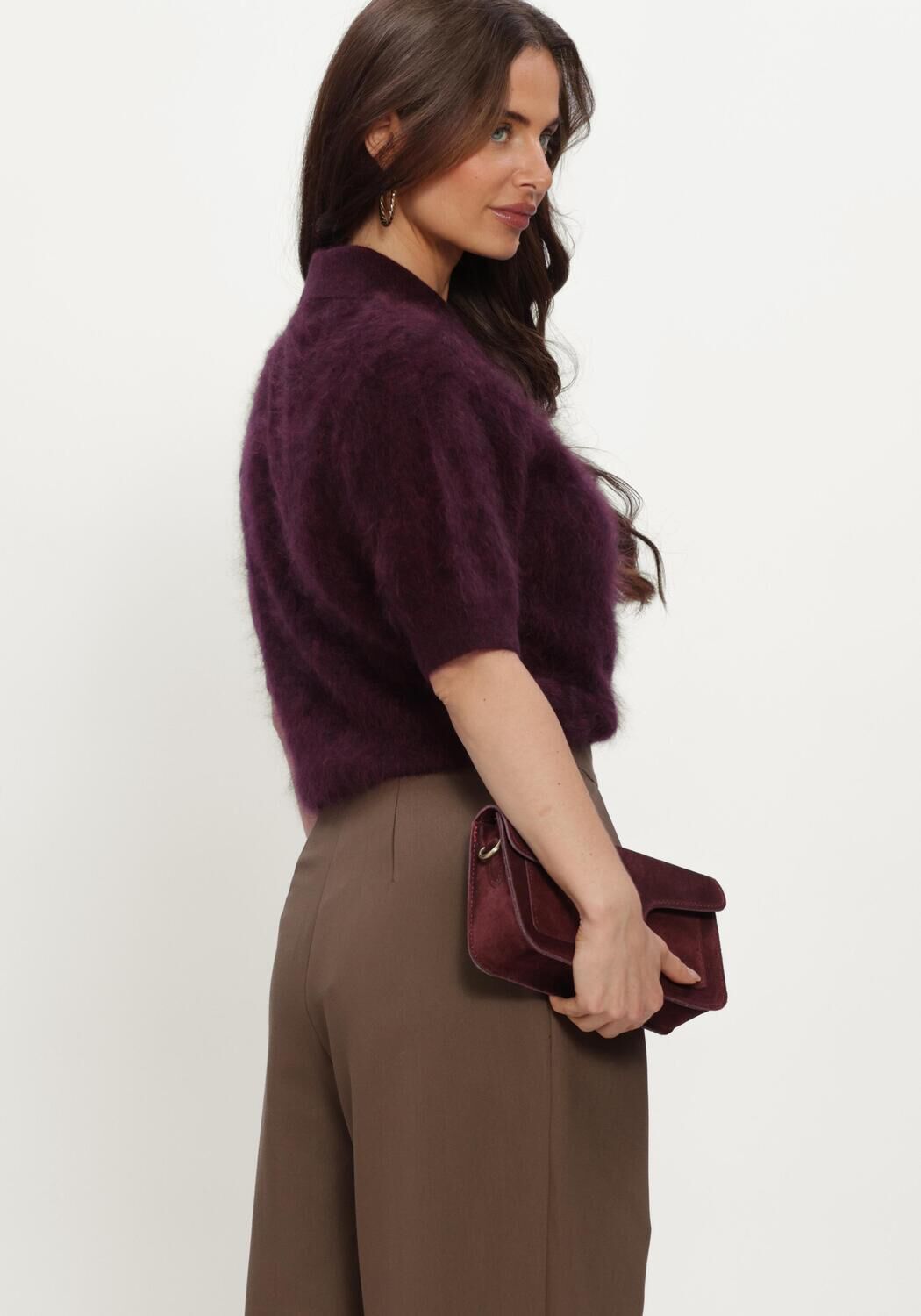 LINA LOCCHI Dames Truien & Vesten Ll-betty Bordeaux
