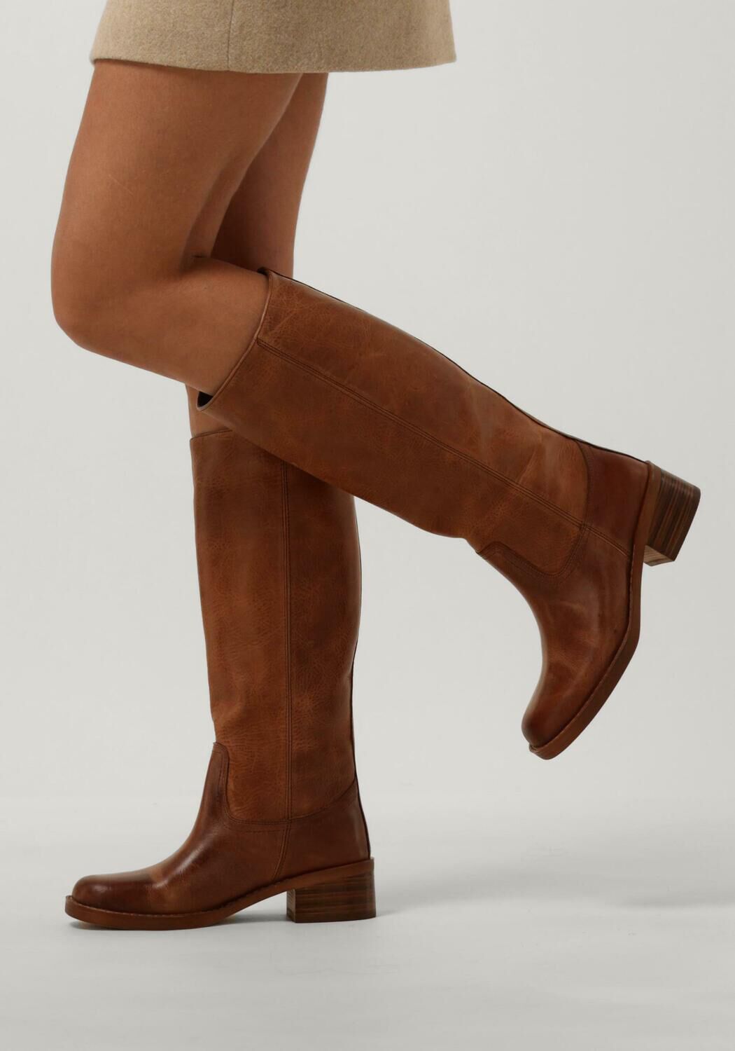 Bruine NOTRE-V Hoge laarzen A01006 - large