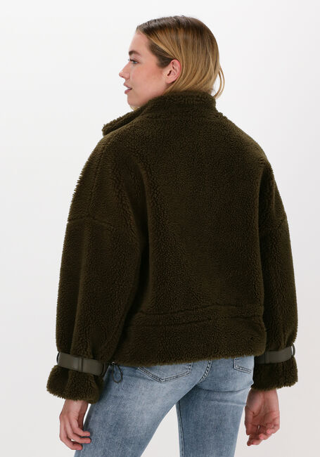Groene GOOSECRAFT Teddy jas GC LOLA PINS COAT - large