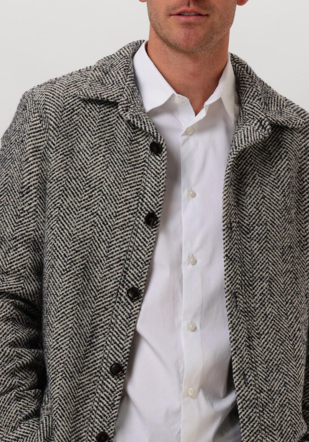 PROFUOMO Heren Overshirts Overshirt Herr. Blauw