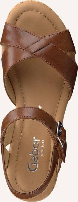 Cognac GABOR Platte sandalen 773.1 Cognac GABOR Platte sandalen 773.1 - large