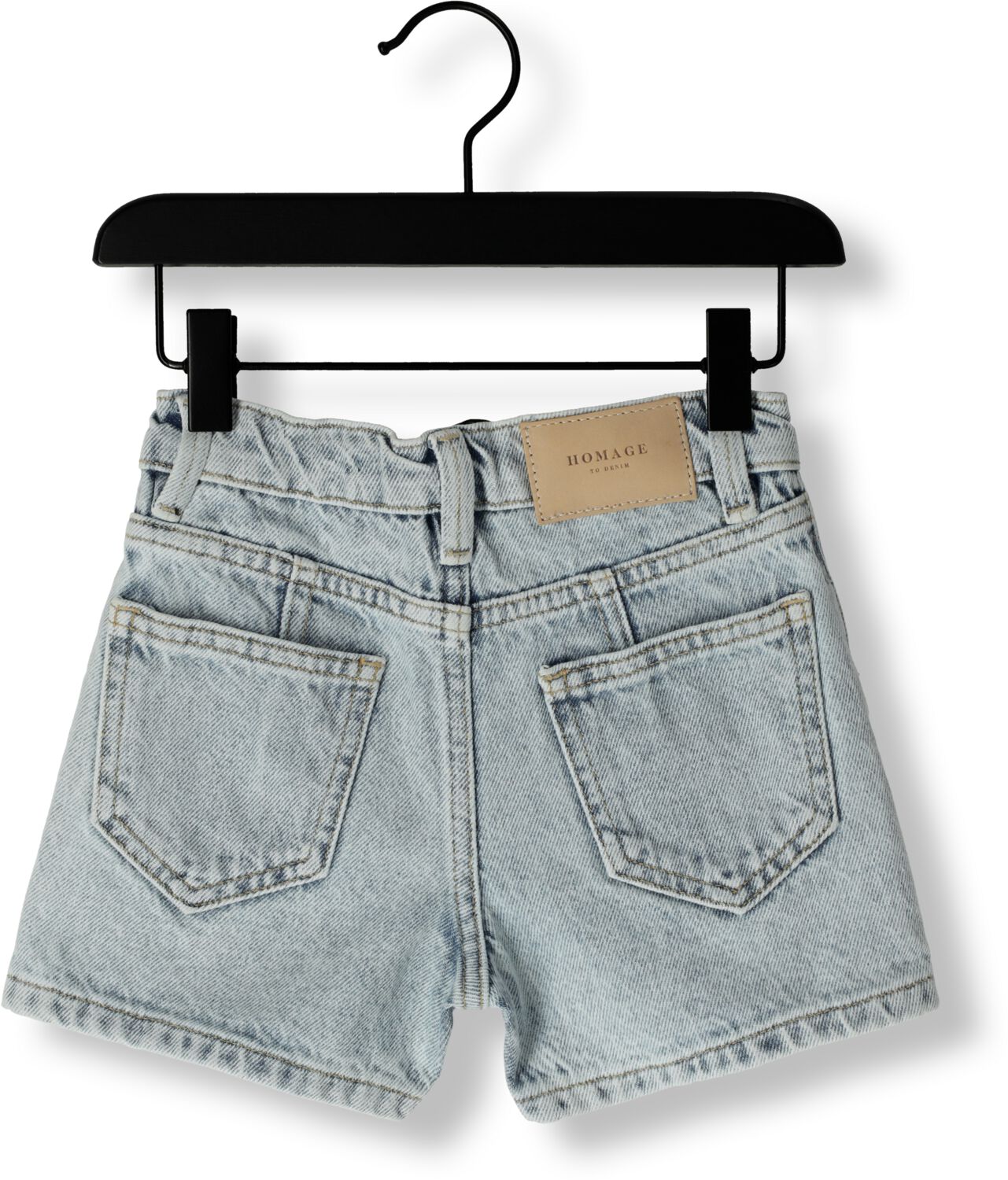 HOMAGE Meisjes Jeans Denim Shorts With Front Pockets Grijs