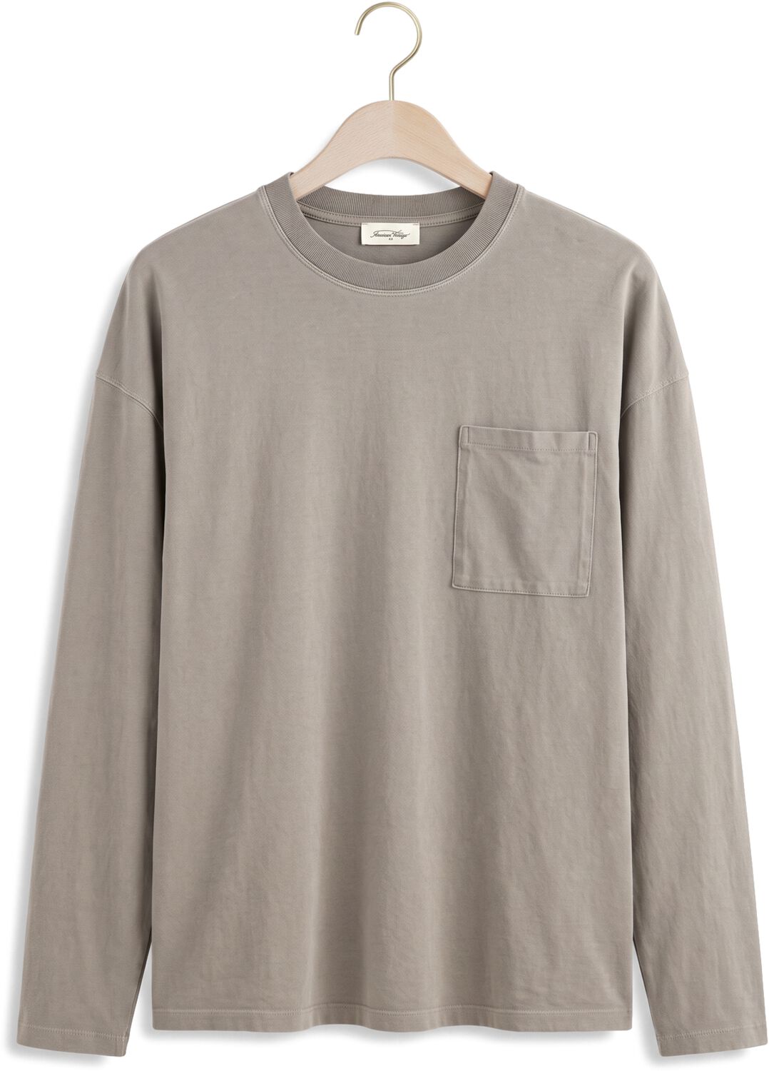 AMERICAN VINTAGE Heren Polo's & T-shirts Afoma Taupe