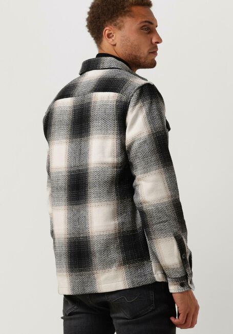 Blauwe ANERKJENDT Overshirt AKLION THICK CHECK OVERSHIRT - large
