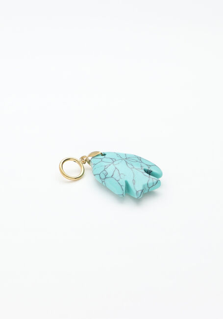 Petrol BONNIE STUDIOS Oorbellen BLUE FISH PENDANT - large