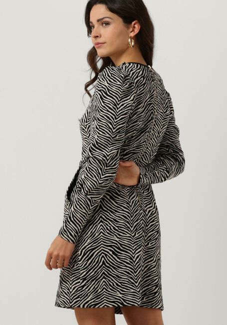 Zwarte VANILIA Mini jurk ZEBRA GOLD MINI - large