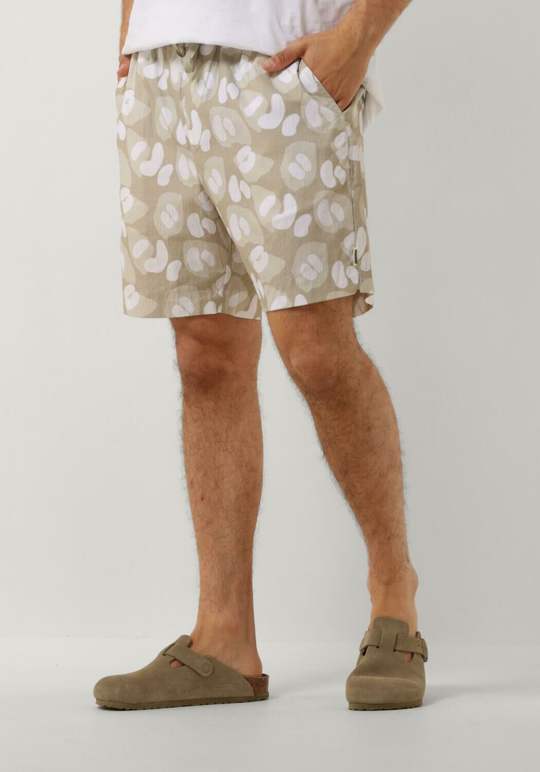 WOODBIRD Heren Broeken Wbbommy Leo Shorts Zand