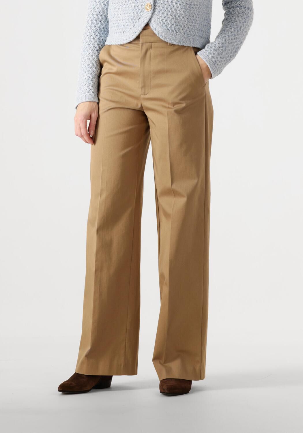 Vanessa Bruno Elegante Camel Broek Dulce Brown Dames