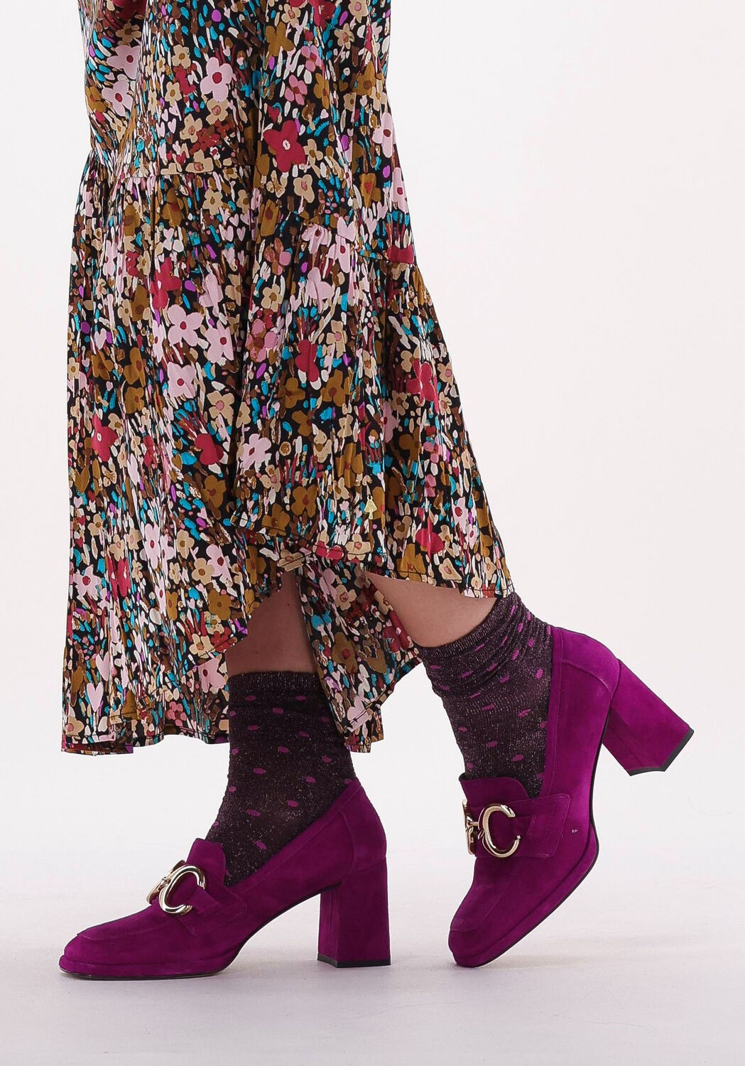 Paarse NOTRE-V Pumps OA172 | Omoda