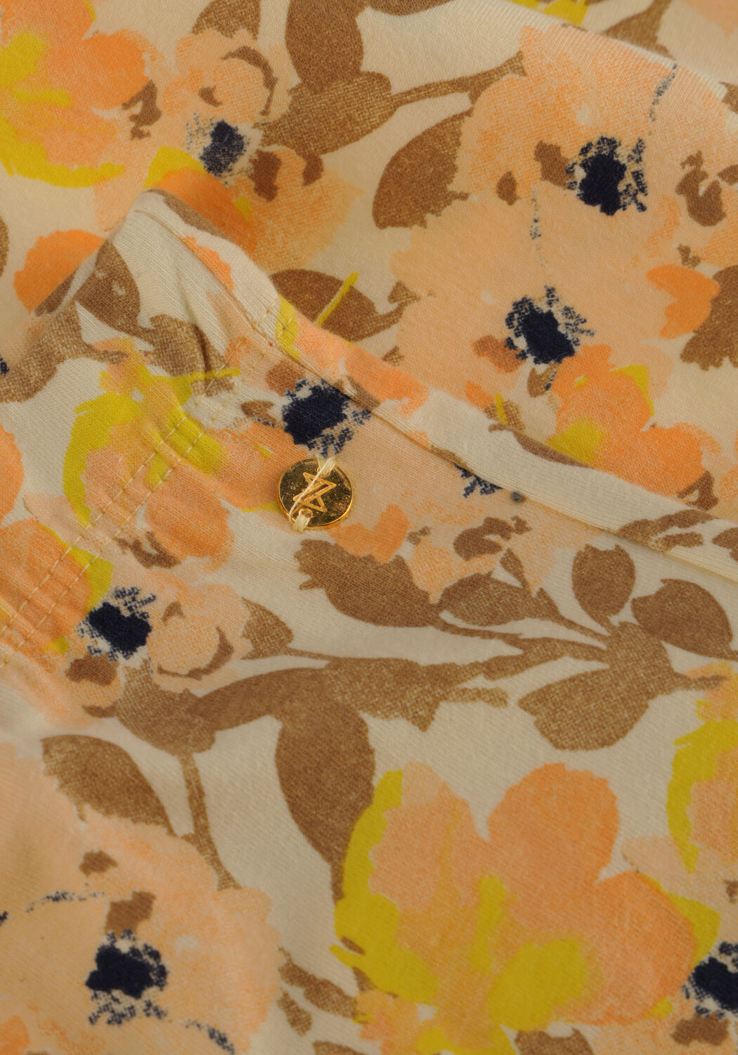 Oranje KOKO NOKO Flared broek N58968 - large