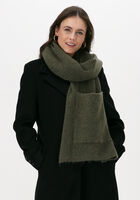 Groene SELECTED FEMME Sjaal SLFLINNA-MIA KNIT POCKET SCARF - medium