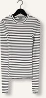 Witte COLOURFUL REBEL T-shirt JESSIE STRIPE RIB LONG SLEEVE TOP Witte COLOURFUL REBEL T-shirt JESSIE STRIPE RIB LONG SLEEVE TOP - medium