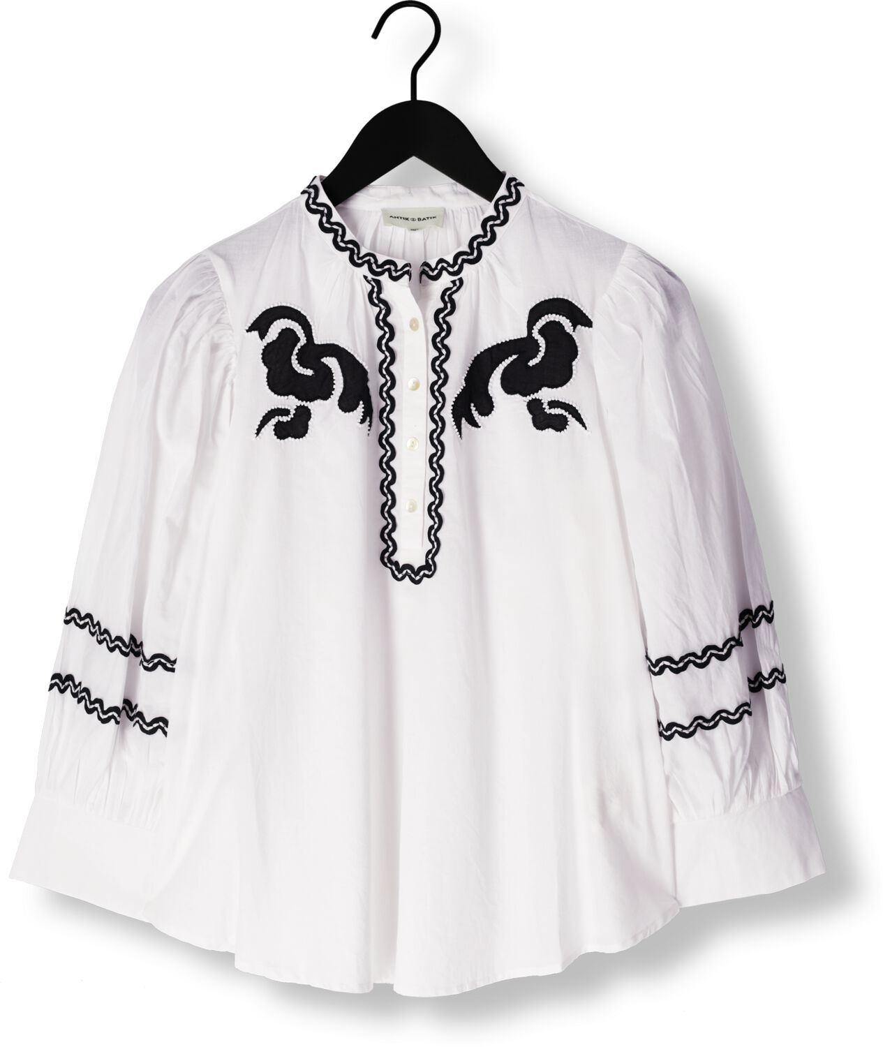 ANTIK BATIK Dames Blouses Dali Blouse Wit