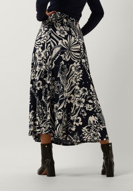 Blauwe VANILIA Midirok SWIRL MIDI - large