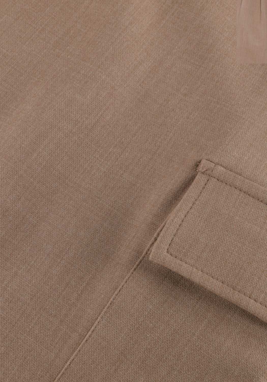 Taupe MSCH COPENHAGEN Wijde broek MSCHZETA MICHELLE HW PANTS - large