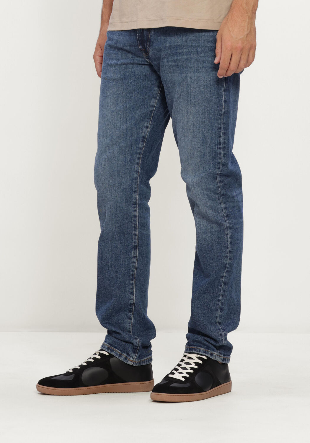 Blauwe TOMMY HILFIGER Slim fit jeans DENTON SMOKE BLUE - large