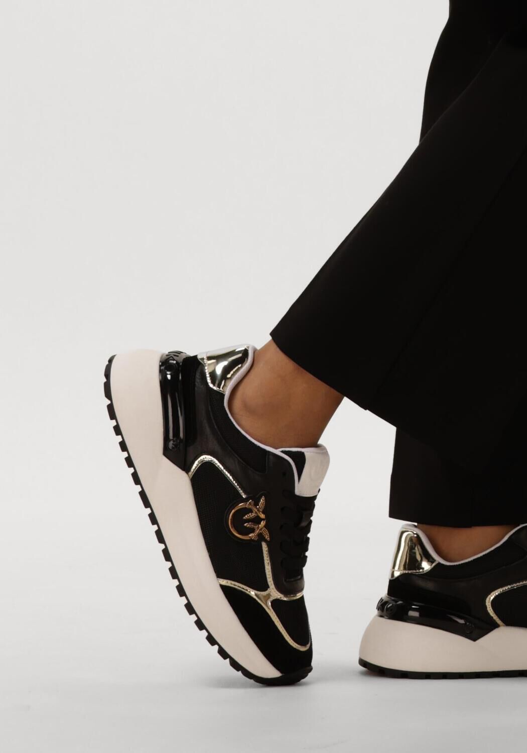 Zwarte PINKO Lage sneakers GEM 01 - large