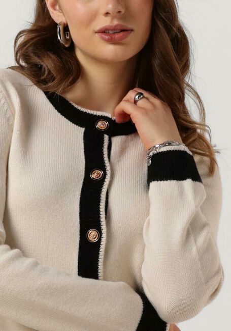Gebroken wit NEO NOIR Vest TORINA KNIT CARDIGAN - large