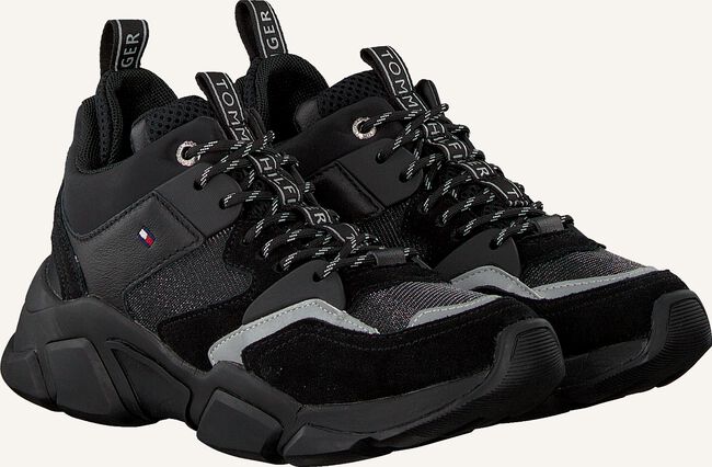 Zwarte TOMMY HILFIGER Lage sneakers MID CUT CHUNKY Zwarte TOMMY HILFIGER Lage sneakers MID CUT CHUNKY - large