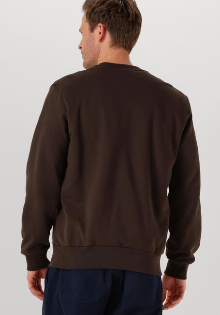 Bruine LACOSTE Sweater CLASSIC FIT BRUSHED FLEECE SWEATSHIRT - large