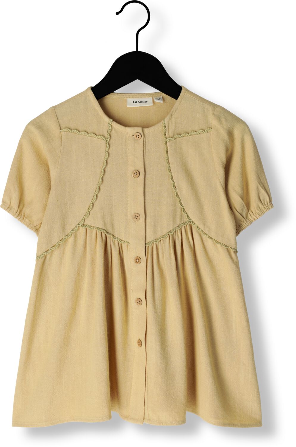 LIL' ATELIER Meisjes Jurken Nmfdamla Ss Loose Dress Lil Camel