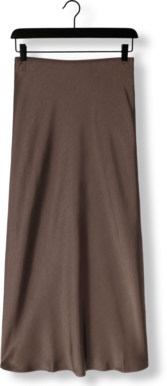 NEO NOIR Dames Rokken Vicky Heavy Sateen Skirt Bruin