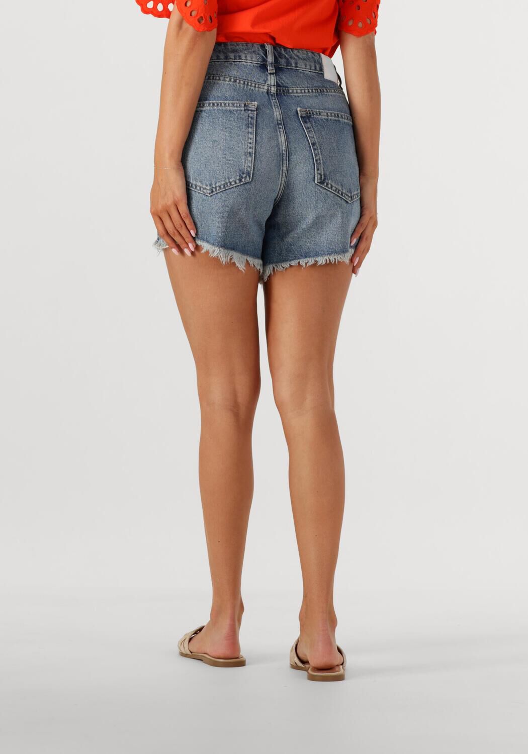 CATWALK JUNKIE Dames Broeken Loose Fit Denim Short Blauw