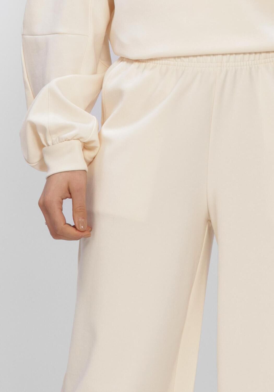Creme ALIX THE LABEL Broeken LADIES KNITTED BALLOON SWEAT PANTS - large
