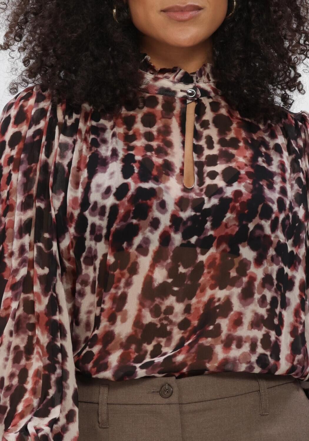 Multi SUMMUM Blouses TOP ALL OVER PRINT - large