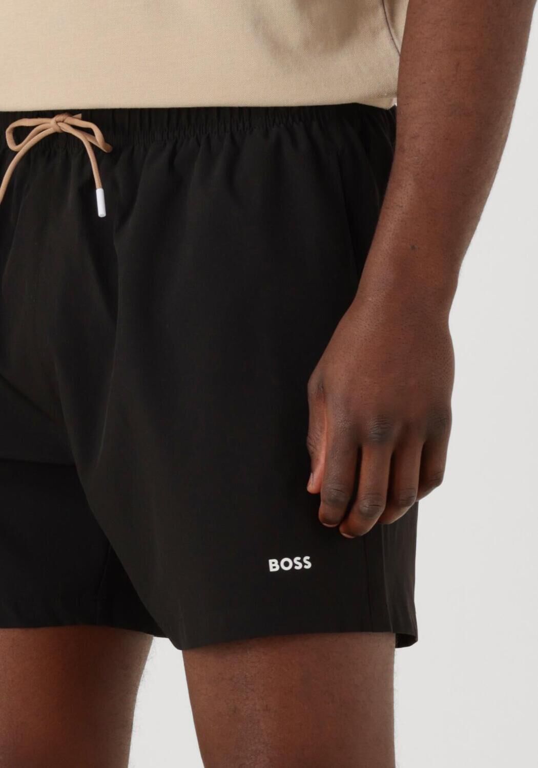 BOSS BLACK Heren Zwembroeken Tio Zwart