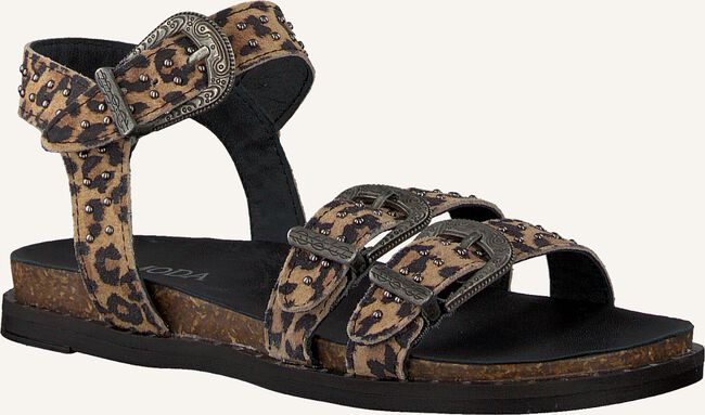Bruine OMODA Platte sandalen LPARANSTUD-10 Bruine OMODA Platte sandalen LPARANSTUD-10 - large