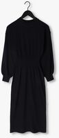 Zwarte ANOTHER LABEL Midi jurk ELAINE DRESS L/S