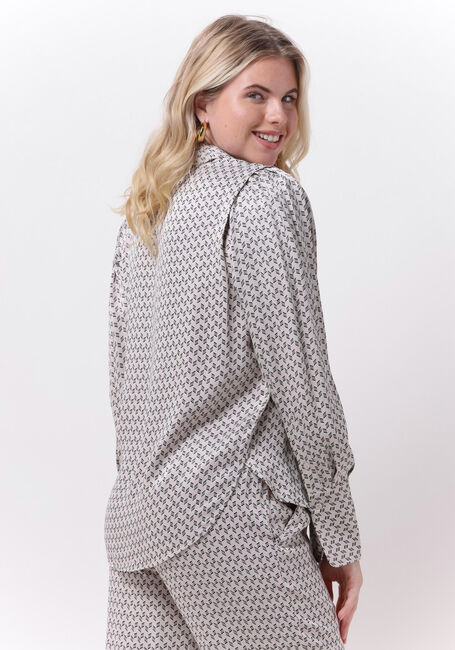 Grijze LEVETE ROOM Blouse LR-VIDA 3 SHIRT - large