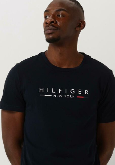Donkerblauwe TOMMY HILFIGER T-shirt HILFIGER NEW YORK TEE - large