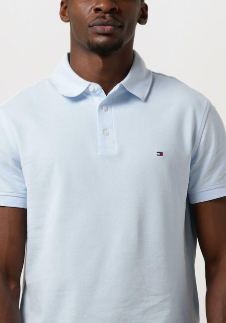 Lichtblauwe TOMMY HILFIGER Polo 1985 SLIM POLO - large