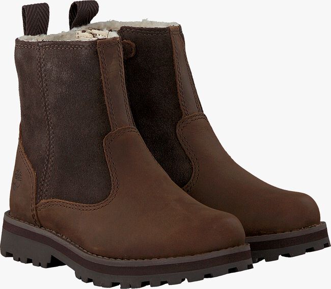 Bruine TIMBERLAND Enkelboots COURMA KID WARM LINED - large