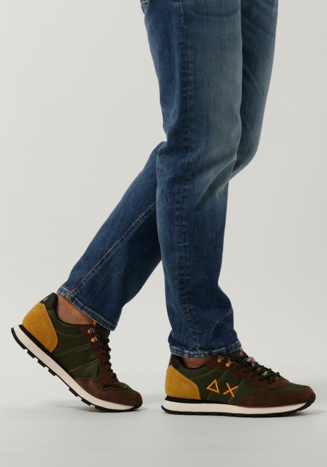 Groene SUN68 Lage sneakers TOM GOES CAMPING - large