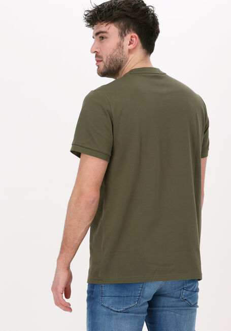 Groene FRED PERRY T-shirt POCKET DETAIL PIQUE SHIRT - large