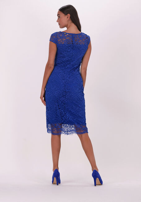 Blauwe FREEBIRD Midi jurk LACINDA - large