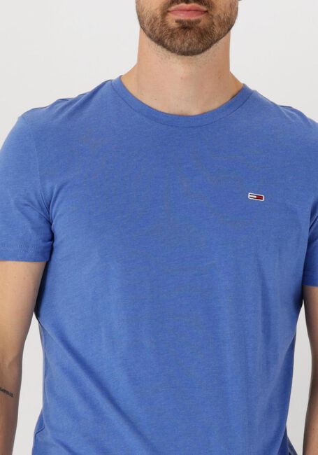 Blauwe TOMMY JEANS T-shirt TJM XSLIM JASPE HTR TEE EXT - large