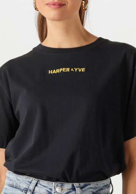Zwarte HARPER & YVE T-shirt EMBRACE-SS - large