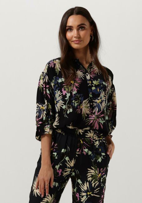 Zwarte SCOTCH & SODA Blouses ELBOW SLEEVE EASY POPOVER - large