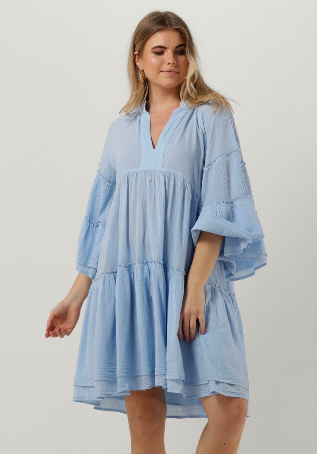 Lichtblauwe zomerjurk shop